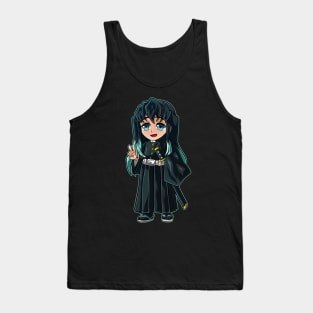 Demon Slayer Tokito Muichiro Chibi Color Tank Top